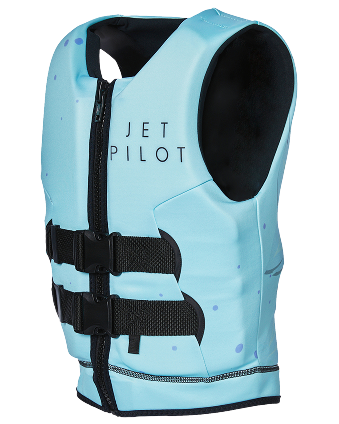 Jetpilot Girls Wings Youth Cause Neo - Blue Life Jackets - Trojan Wake Ski Snow