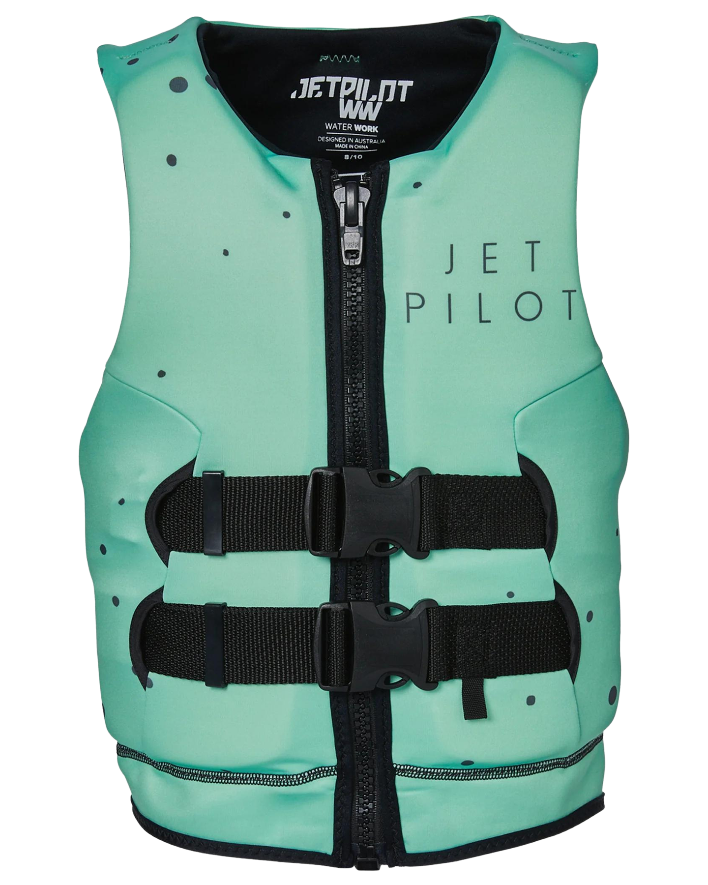 Jetpilot Girls Wings Youth Cause Neo - Mint - 2023 Life Jackets - Trojan Wake Ski Snow