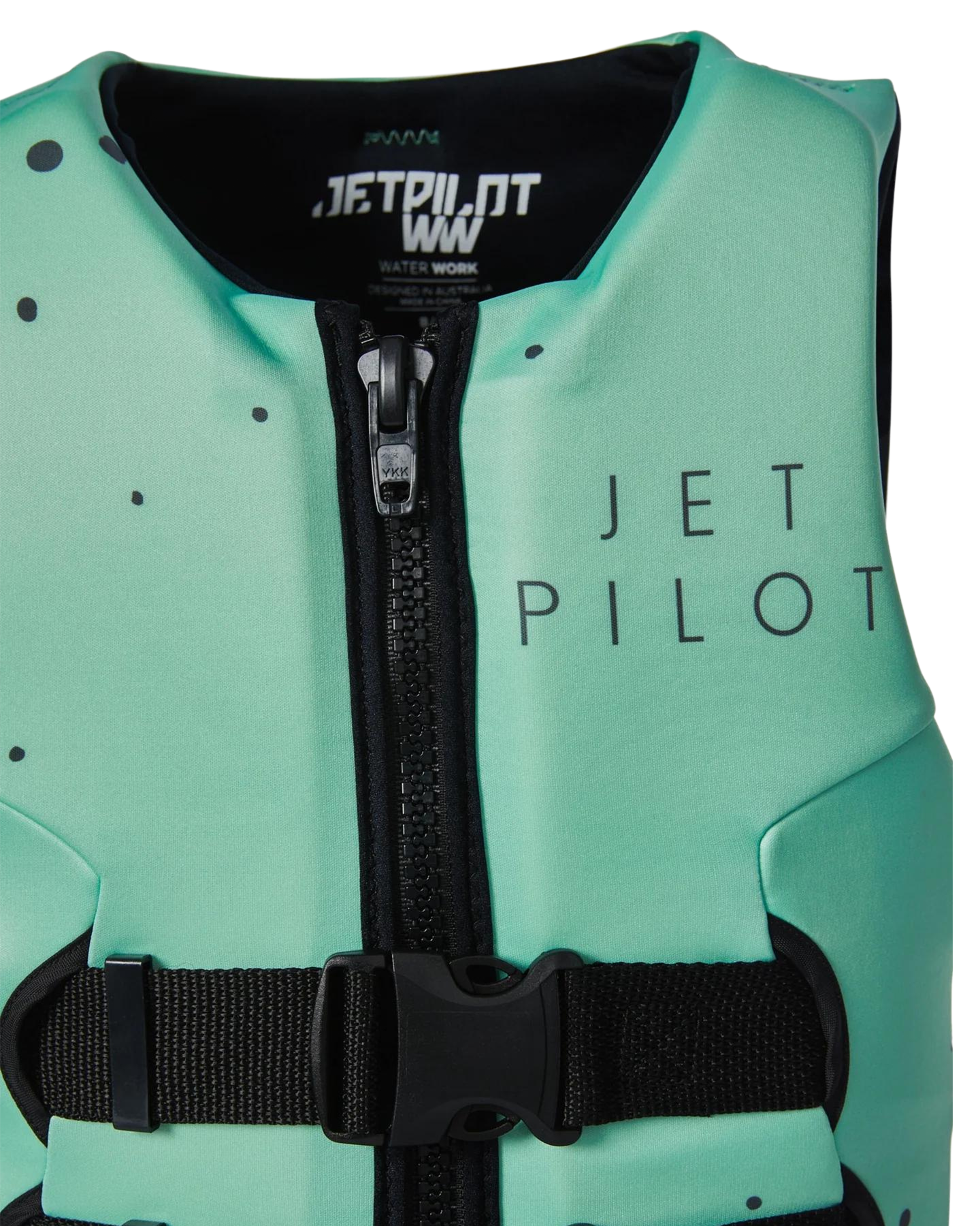 Jetpilot Girls Wings Youth Cause Neo - Mint - 2023 Life Jackets - Trojan Wake Ski Snow