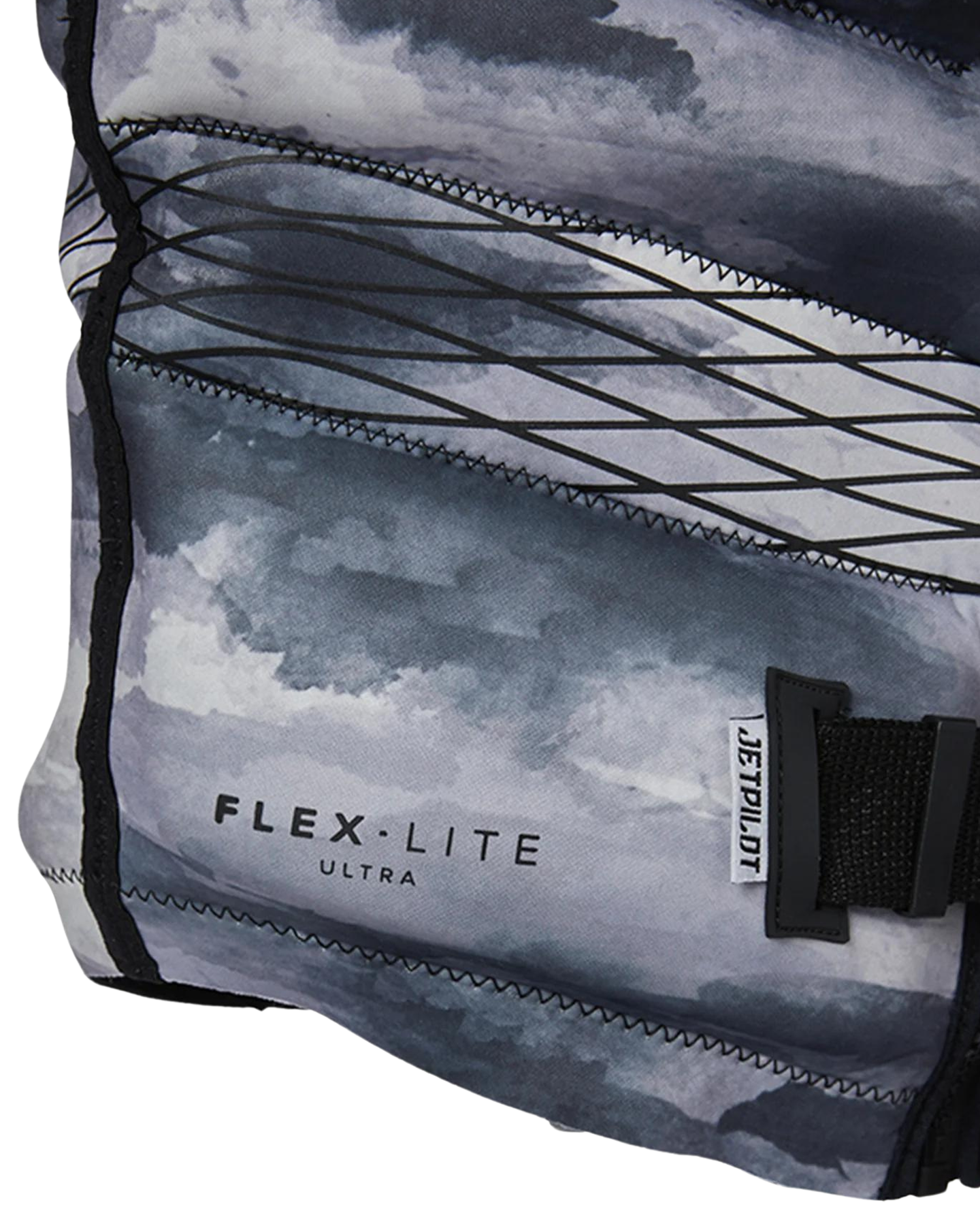 Jetpilot Hyperflex F/E Mens Neo Vest - Grey Camo - 2023 Life Jackets - Trojan Wake Ski Snow