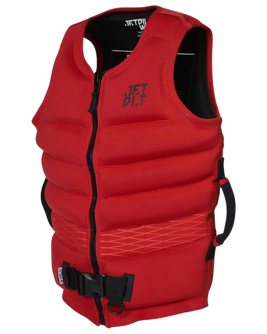 Jetpilot Hyperflex F/E Mens Neo Vest - Red Level 50 - 2023 Life Jackets - Trojan Wake Ski Snow