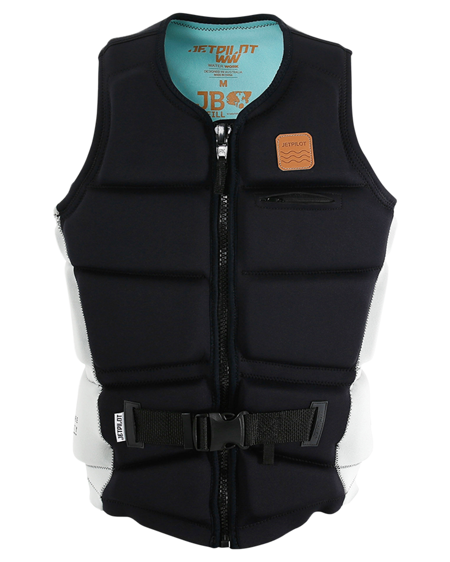 Jetpilot JB Oneil Mens C4 Neo Vest - Black/Grey - 2023 Life Jackets - Trojan Wake Ski Snow