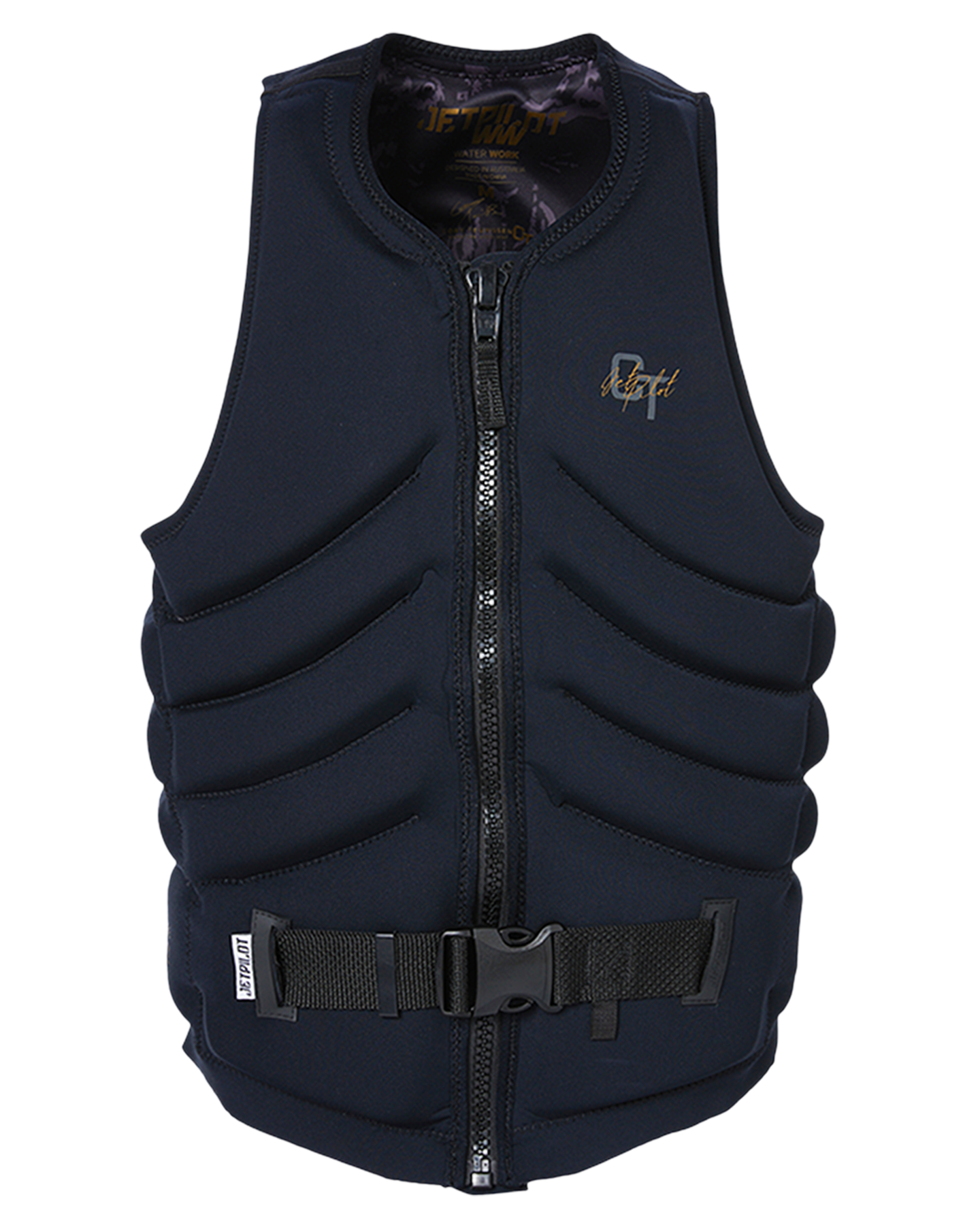 Jetpilot Quantum X Mens Neo Vest - Cory - Black - 2023 Life Jackets - Trojan Wake Ski Snow