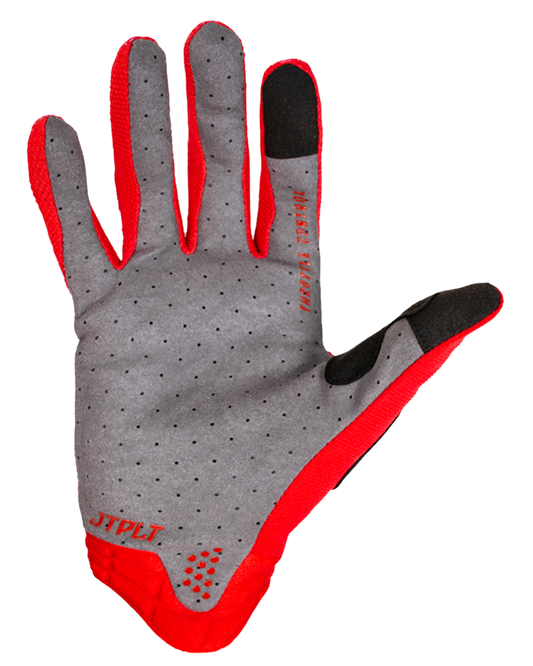 Jetpilot RX Airlite Glove - Red - 2023 Jetski Gloves - Trojan Wake Ski Snow