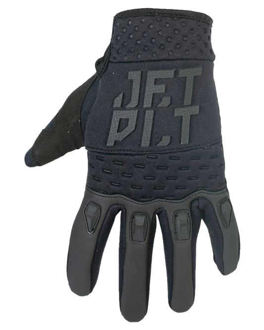 Jetpilot RX Heat Seeker Glove - Black - 2023 Jetski Gloves - Trojan Wake Ski Snow