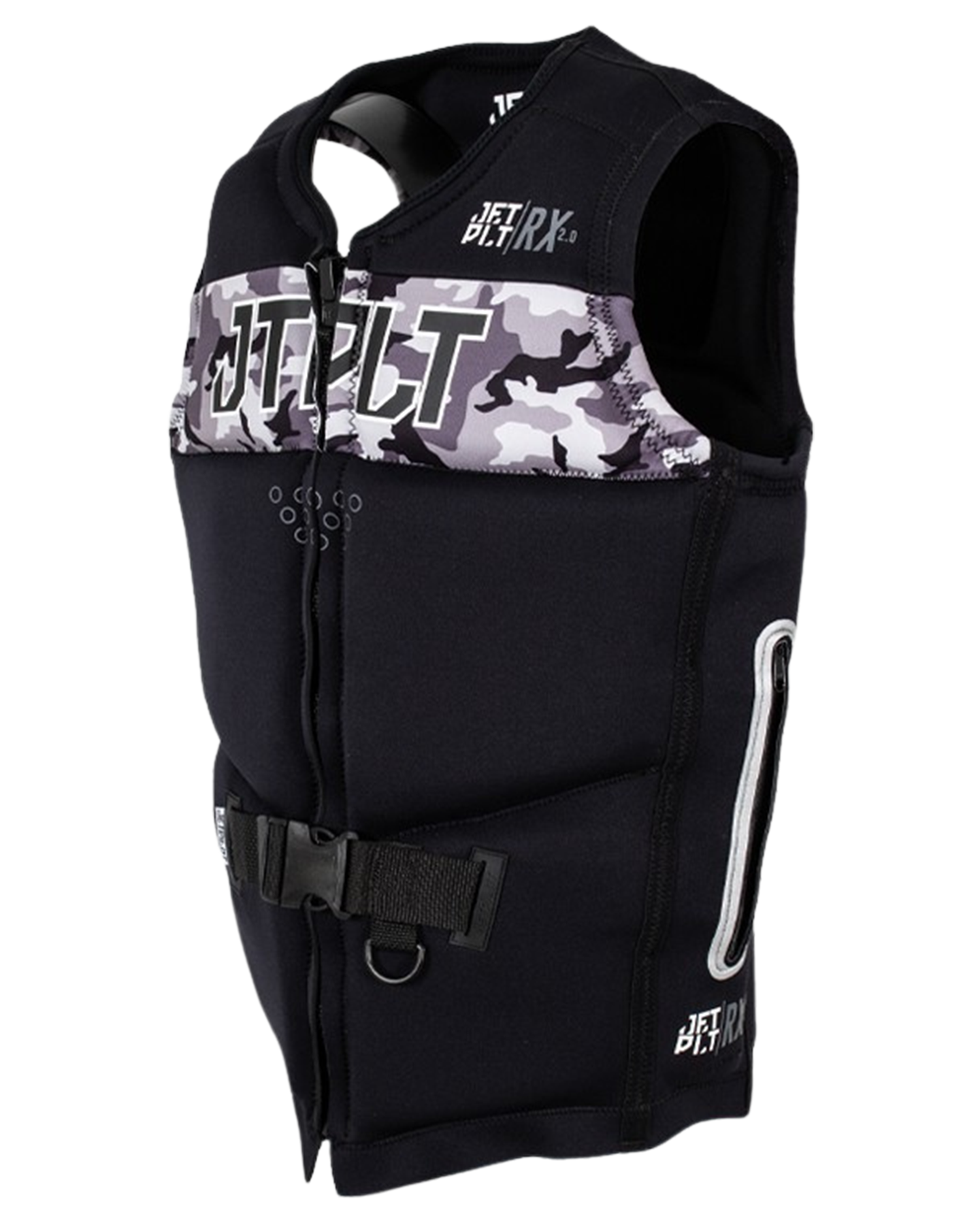 Jetpilot RX Mens Vest - Black/Camo - 2022 Life Jackets - Trojan Wake Ski Snow