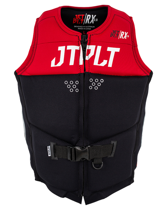 Jetpilot RX Mens Vest - Black/Red L50 - 2022 Life Jackets - Trojan Wake Ski Snow