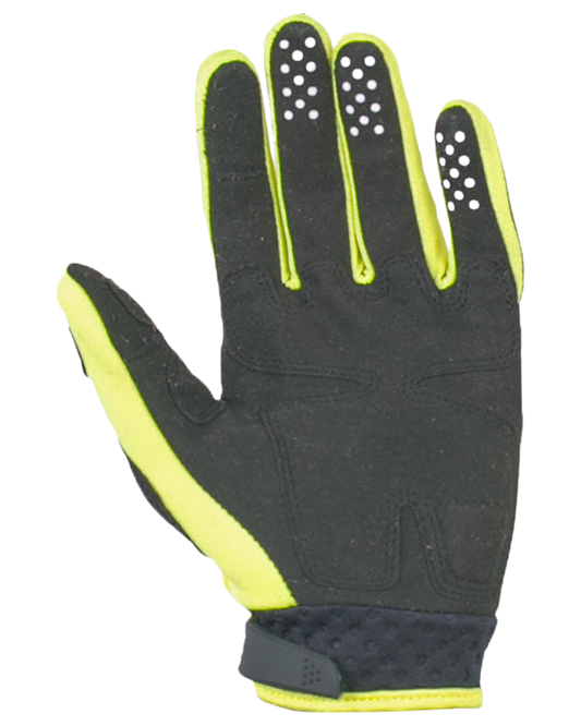 Jetpilot RX Race Glove - Yellow/Black - 2022 Jetski Gloves - Trojan Wake Ski Snow