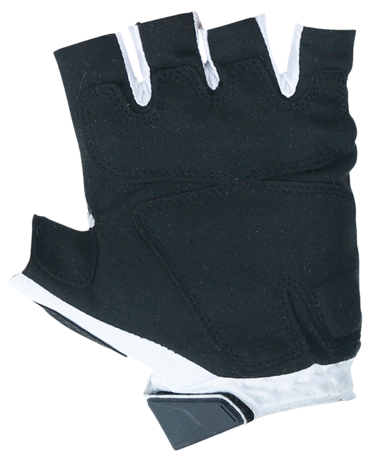 Jetpilot RX Short Finger Race Glove - White/Black - 2023 Jetski Gloves - Trojan Wake Ski Snow