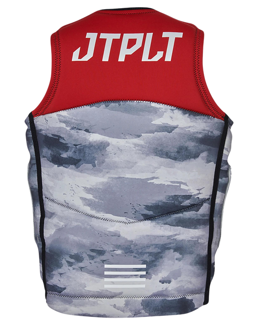 Jetpilot RX Vault Mens F/E Neo Vest - Red/Black/Camo - 2023 Life Jackets - Trojan Wake Ski Snow