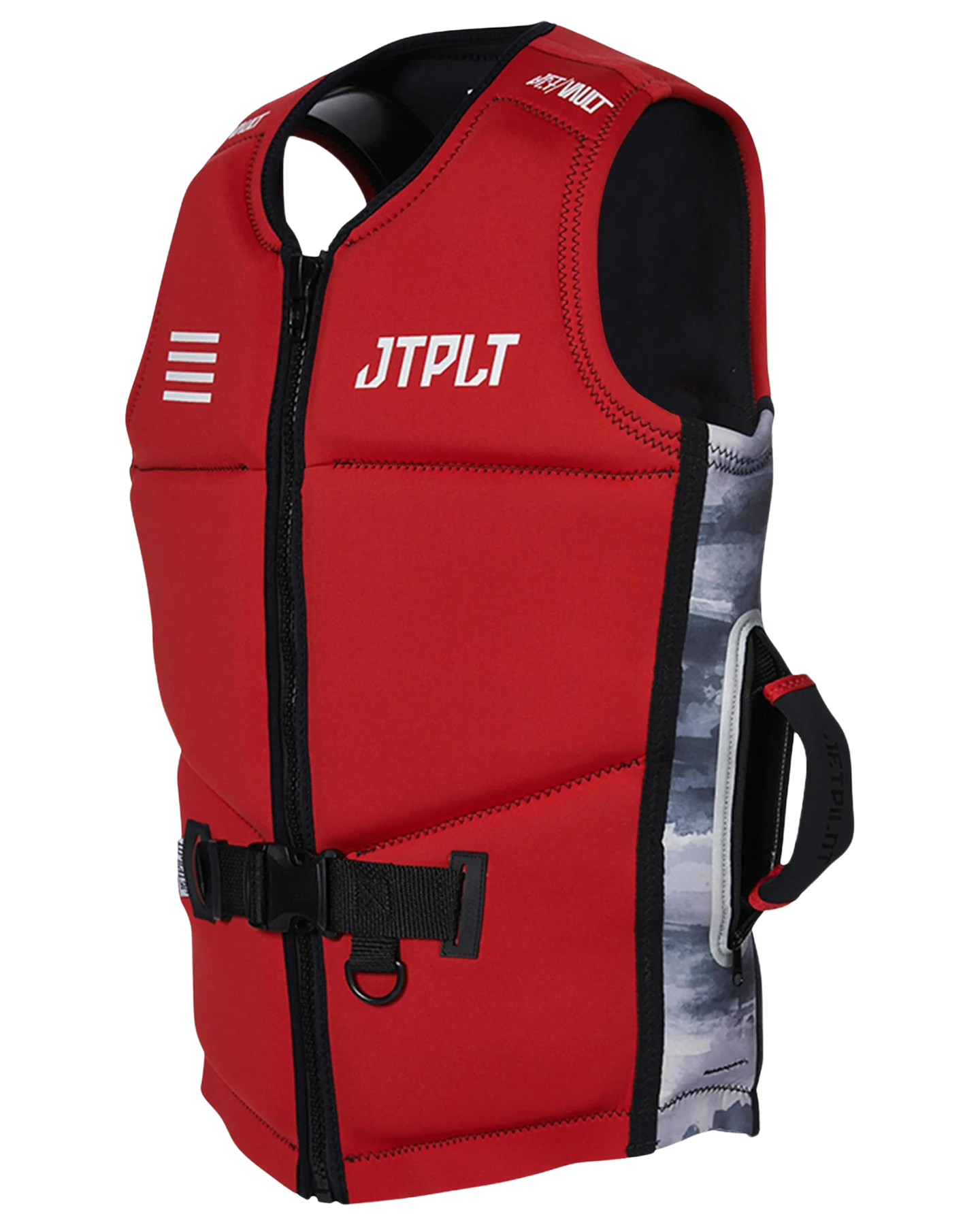 Jetpilot RX Vault Mens F/E Neo Vest - Red/Black/Camo Life Jackets - Trojan Wake Ski Snow