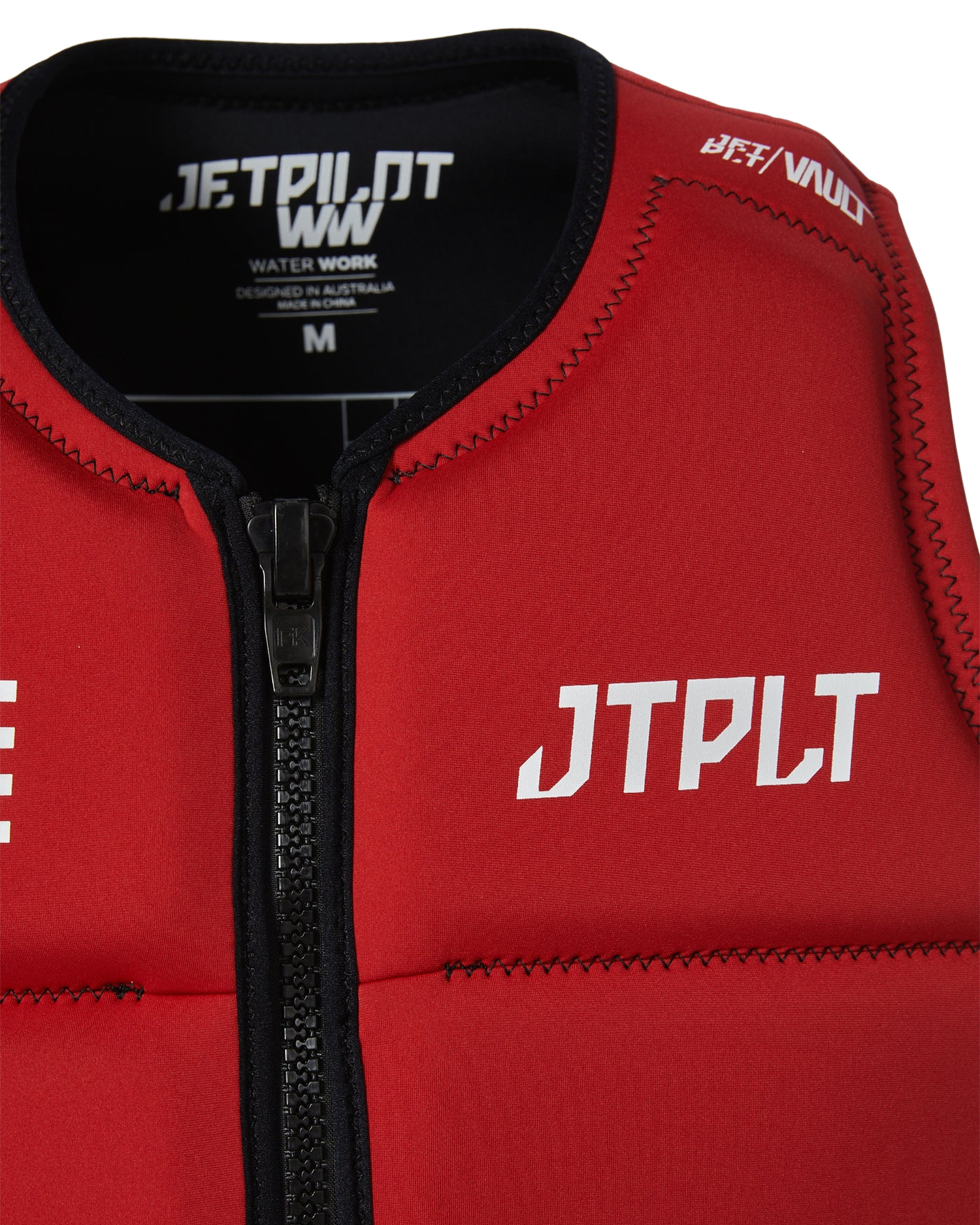 Jetpilot RX Vault Mens F/E Neo Vest - Red/Black/Camo Life Jackets - Trojan Wake Ski Snow