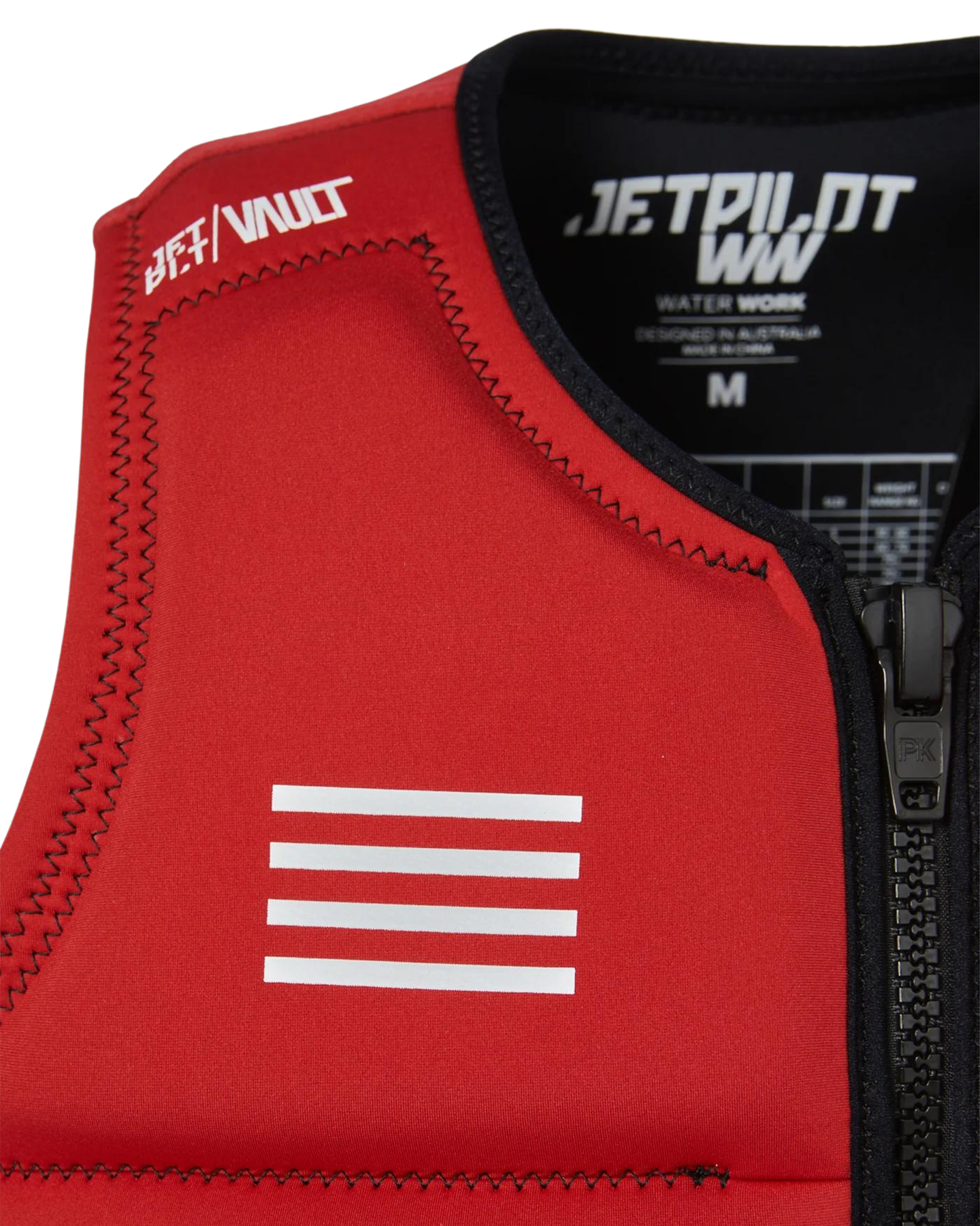 Jetpilot RX Vault Mens F/E Neo Vest - Red/Black/Camo Life Jackets - Trojan Wake Ski Snow