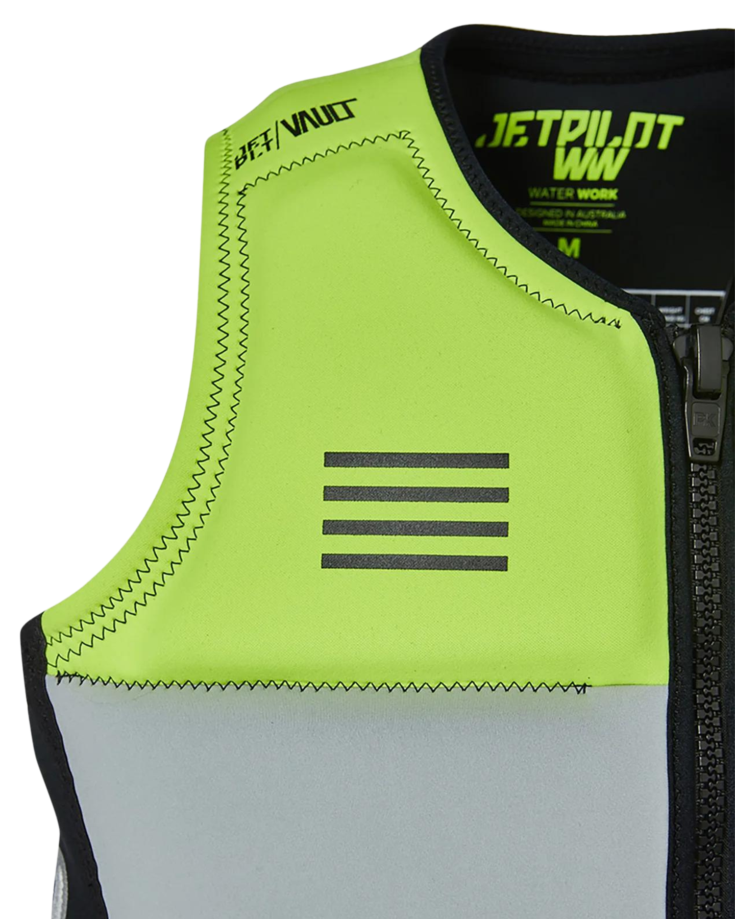 Jetpilot RX Vault Mens F/E Neo Vest - Yellow/Black - 2023 Life Jackets - Trojan Wake Ski Snow