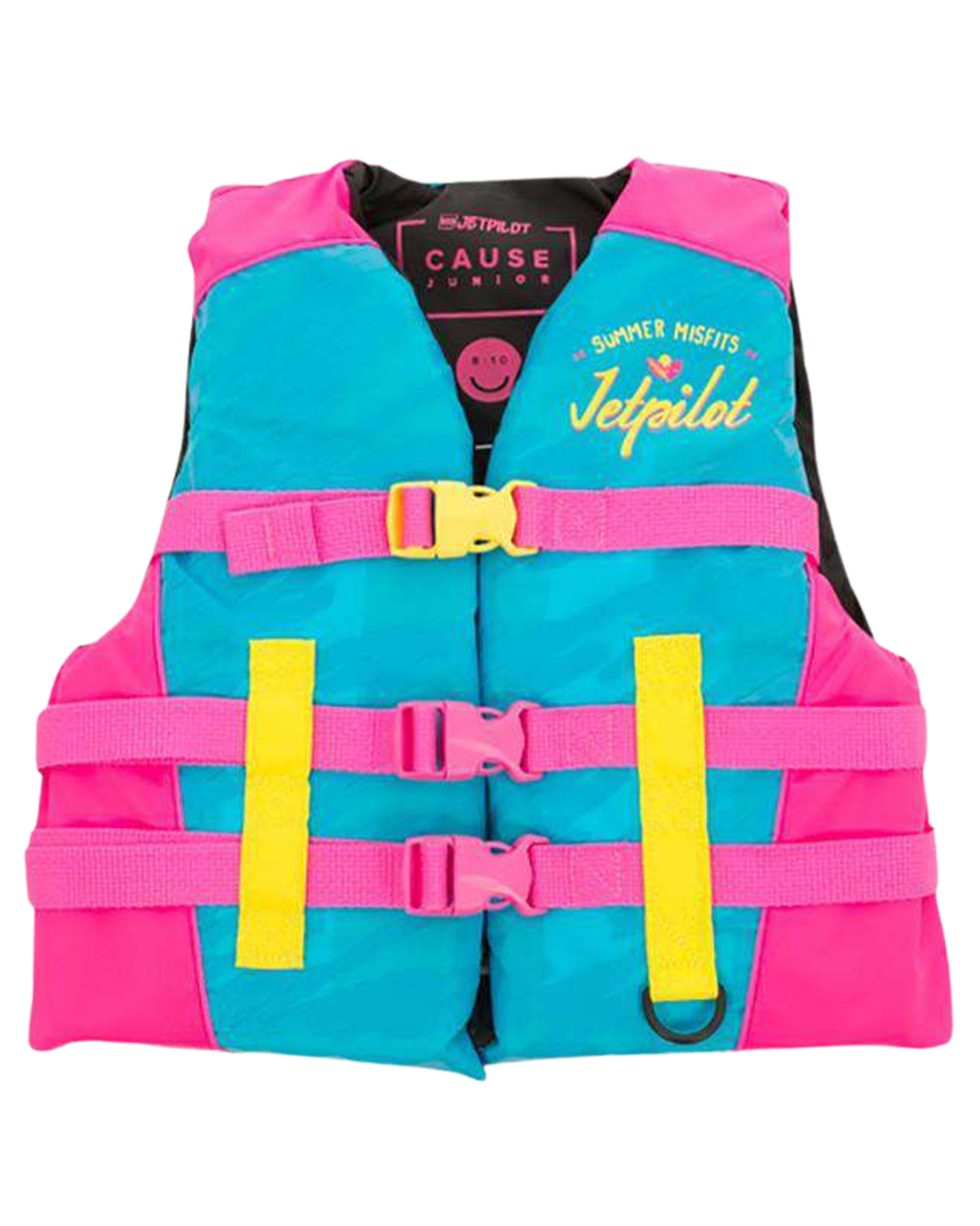 JETPILOT THE CAUSE KIDS NYLON VEST - BLUE/PINK - 2020 Life Jackets - Trojan Wake Ski Snow