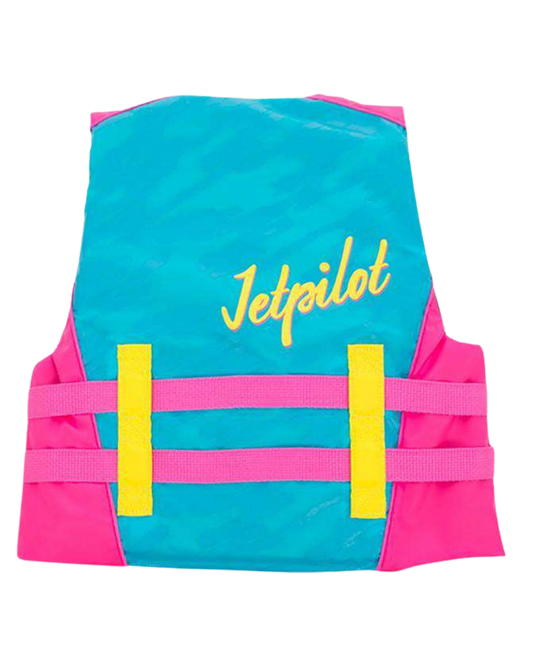 JETPILOT THE CAUSE KIDS NYLON VEST - BLUE/PINK - 2020 Life Jackets - Trojan Wake Ski Snow