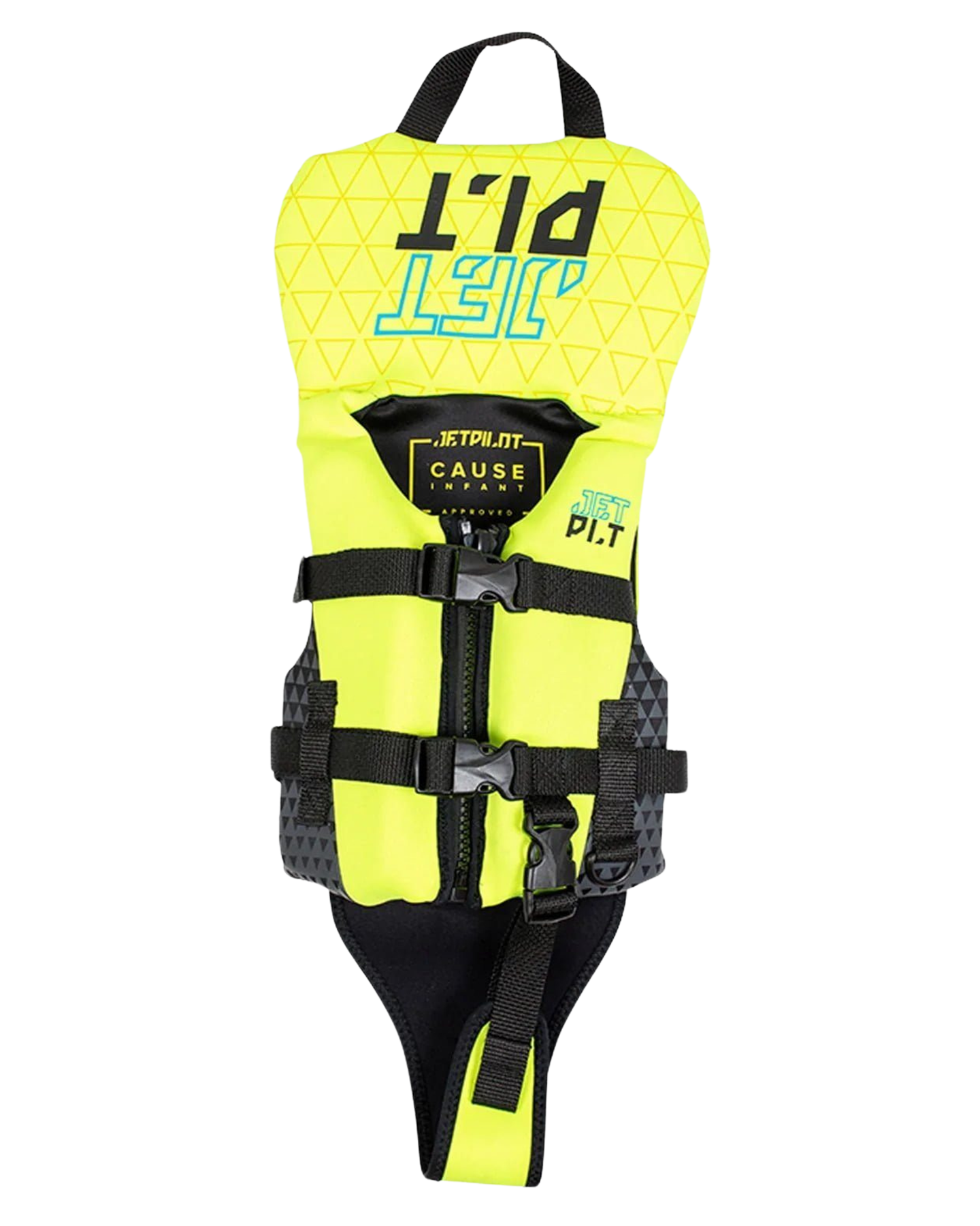 Jetpilot The Cause F/E Infant Neo Vest - Yellow Level 50 - 2023 Life Jackets - Trojan Wake Ski Snow