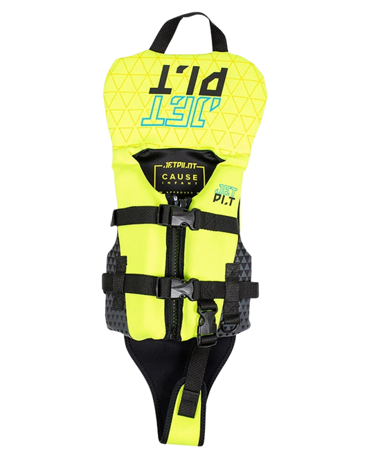 Jetpilot The Cause F/E Infant Neo Vest - Yellow Level 50 Life Jackets - Trojan Wake Ski Snow