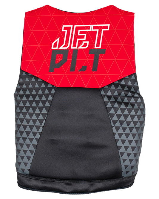 Jetpilot The Cause F/E Youth Neo Vest - Red Level 50 Life Jackets - Trojan Wake Ski Snow