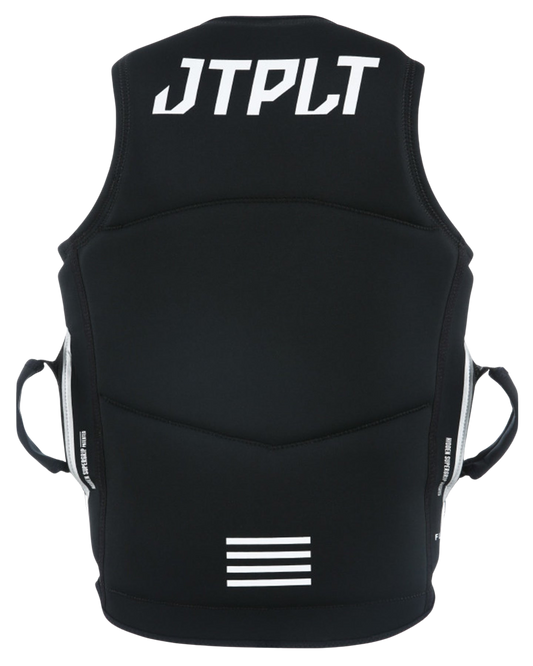 Jetpilot Vault Men's F/E Neo Vest Dual - Black/White Life Jackets - Trojan Wake Ski Snow