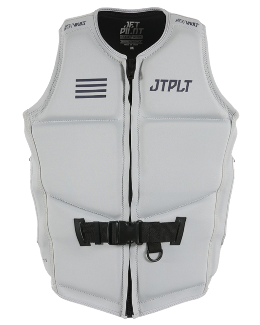 Jetpilot Vault Men's F/E Neo Vest Dual - Grey Life Jackets - Trojan Wake Ski Snow