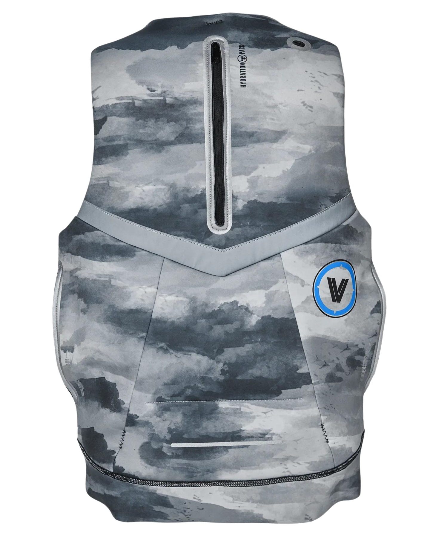 Jetpilot Venture Mens Neo Vest - Grey/Camo - 2023 Life Jackets - Trojan Wake Ski Snow