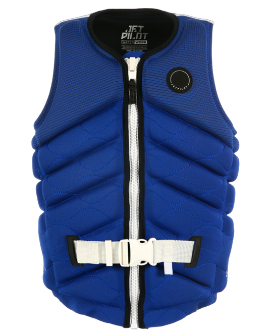 Jetpilot X1 - Busty Fe Men's Neo Vest - Navy - 2024 Life Jackets - Trojan Wake Ski Snow