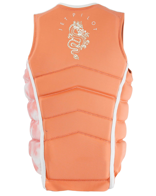 Jetpilot X1 F/E Ladies Neo Vest - Zahra - Peach Life Jackets - Trojan Wake Ski Snow