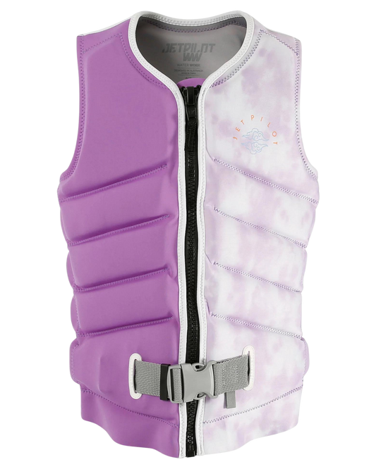 Jetpilot X1 F/E Ladies Neo Vest - Zahra - Purple - 2023 Life Jackets - Trojan Wake Ski Snow