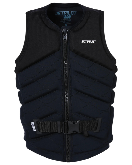 Jetpilot X1 F/E Mens Neo Vest - Busty - Black/Black Life Jackets - Trojan Wake Ski Snow