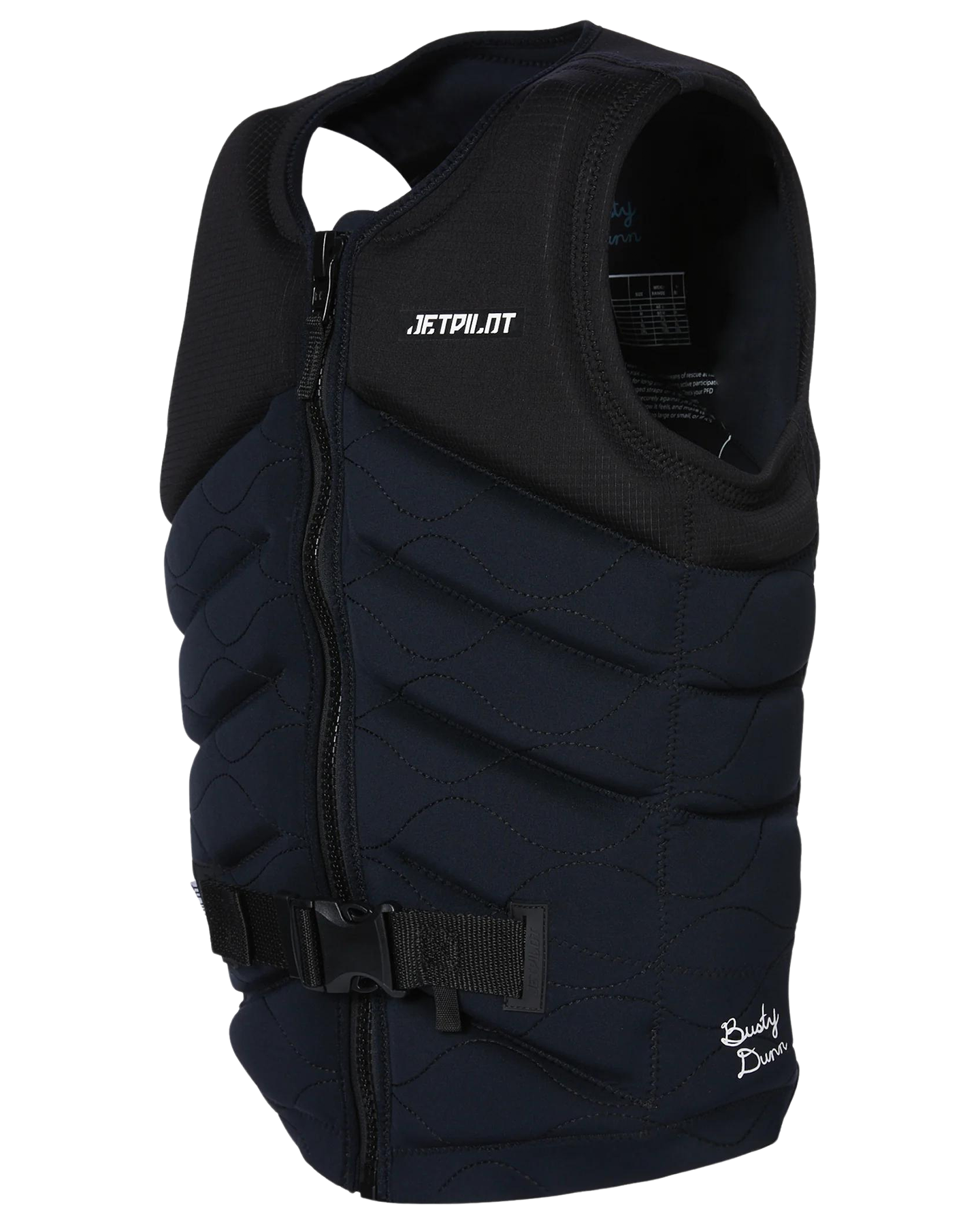 Jetpilot X1 F/E Mens Neo Vest - Busty - Black/Black - 2023 Life Jackets - Trojan Wake Ski Snow