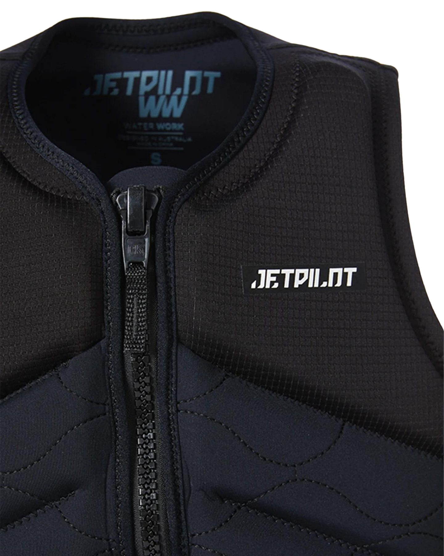 Jetpilot X1 F/E Mens Neo Vest - Busty - Black/Black - 2023 Life Jackets - Trojan Wake Ski Snow