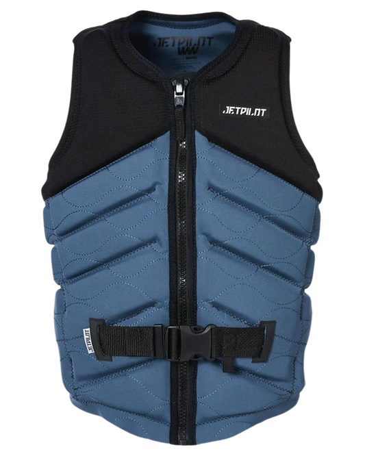 Jetpilot X1 F/E Mens Neo Vest - Busty - Black/Slate - 2023 Life Jackets - Trojan Wake Ski Snow