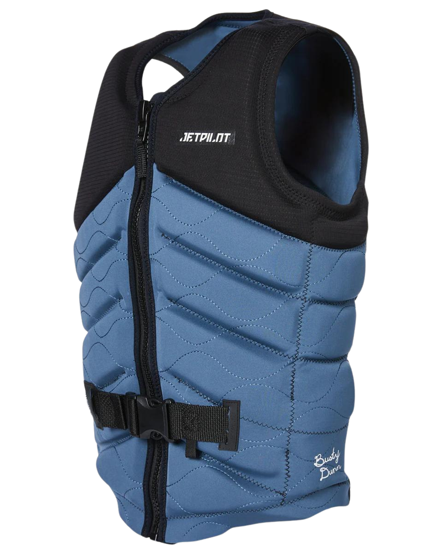 Jetpilot X1 F/E Mens Neo Vest - Busty - Black/Slate - 2023 Life Jackets - Trojan Wake Ski Snow