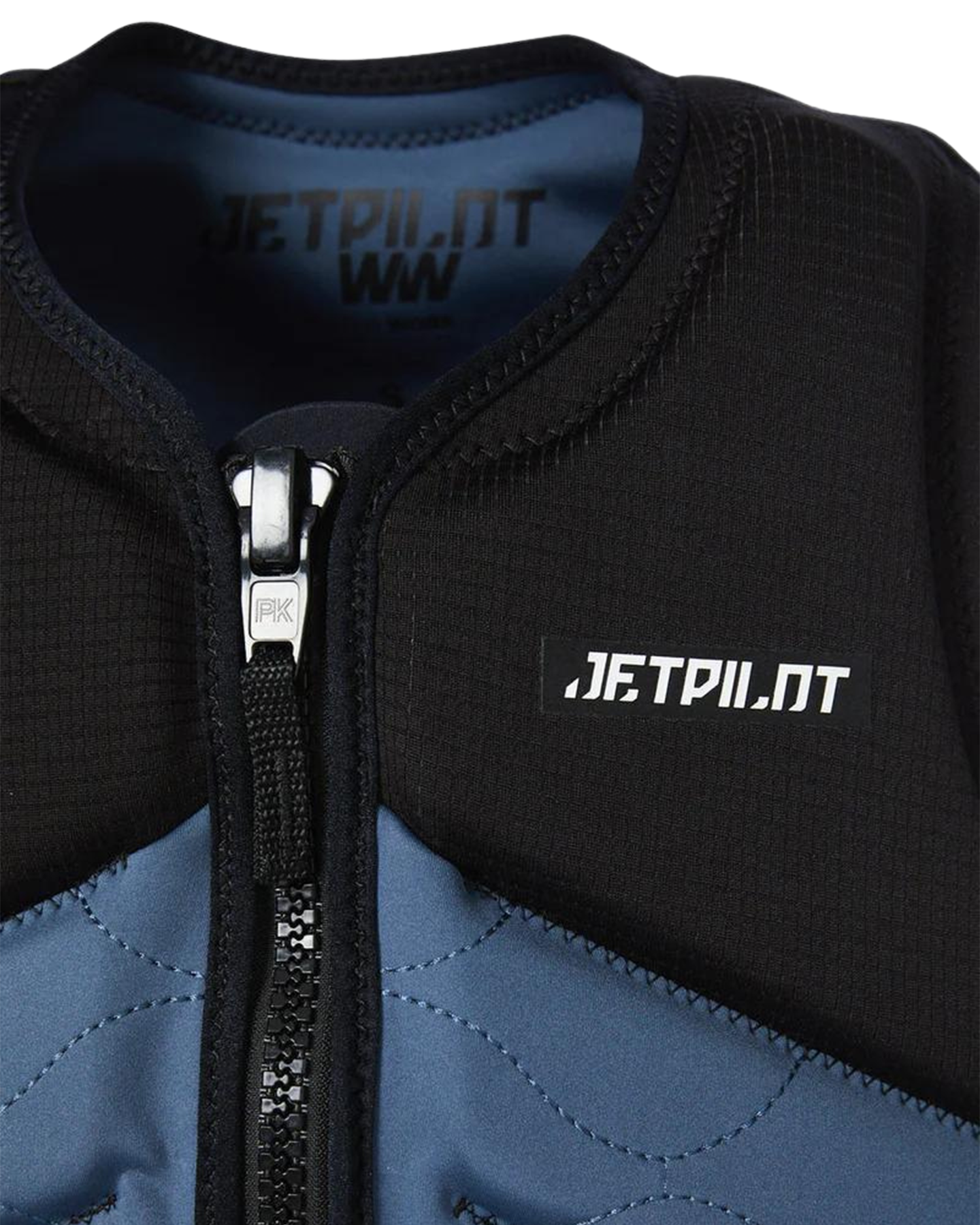 Jetpilot X1 F/E Mens Neo Vest - Busty - Black/Slate - 2023 Life Jackets - Trojan Wake Ski Snow