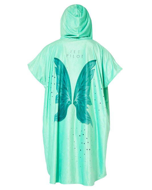 Jetpilot Youth Hoodie Towel - Mint - 2024 Towelie - Trojan Wake Ski Snow