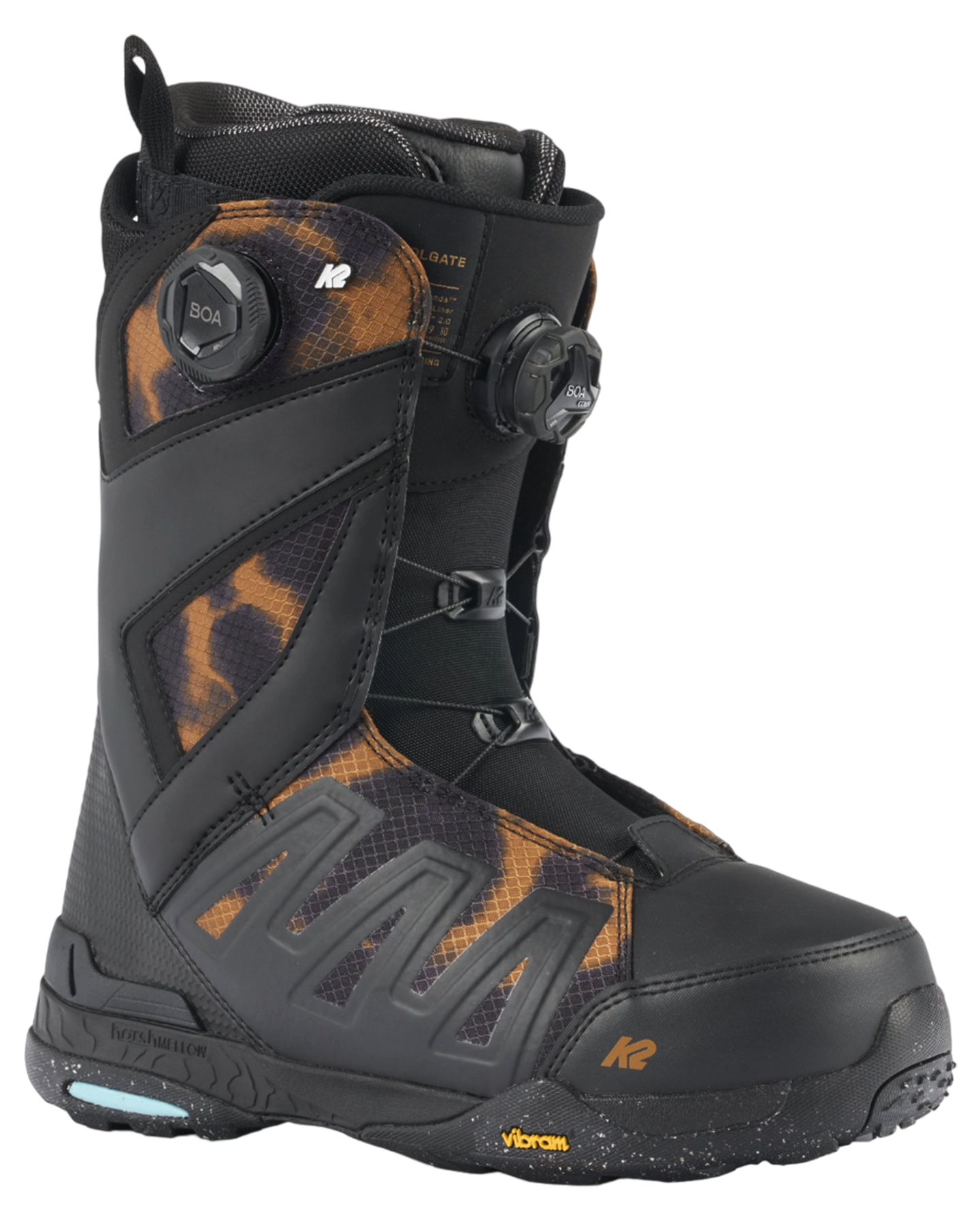 K2 Holgate Snowboard Boots - Black - 2024 Snowboard Boots - Trojan Wake Ski Snow