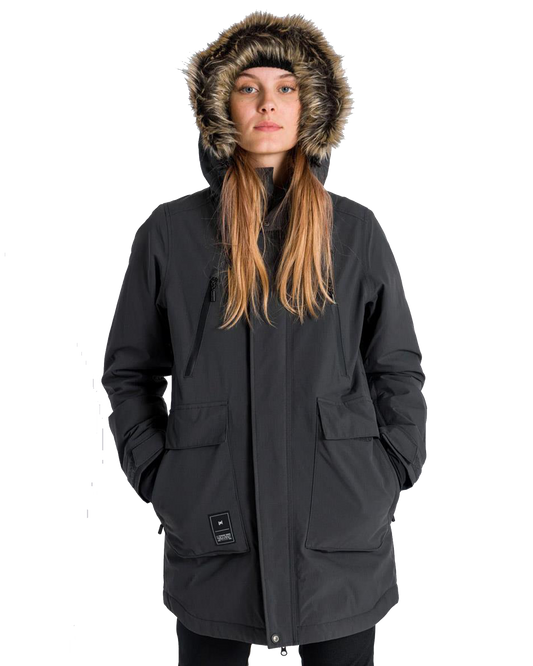 L1 Women's Fairbanks Jacket - Black - 2024 Snow Jackets - Trojan Wake Ski Snow