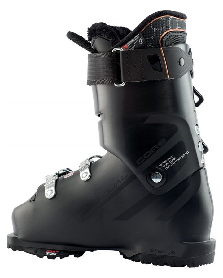 Lange RX 80 Grip Walk Womens All Mountain Ski Boots  - Black - 2023 Snow Ski Boots - Trojan Wake Ski Snow