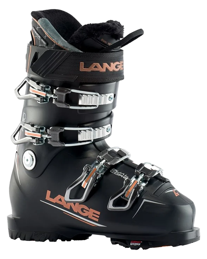 Lange RX 80 Grip Walk Womens All Mountain Ski Boots  - Black - 2023 Snow Ski Boots - Trojan Wake Ski Snow