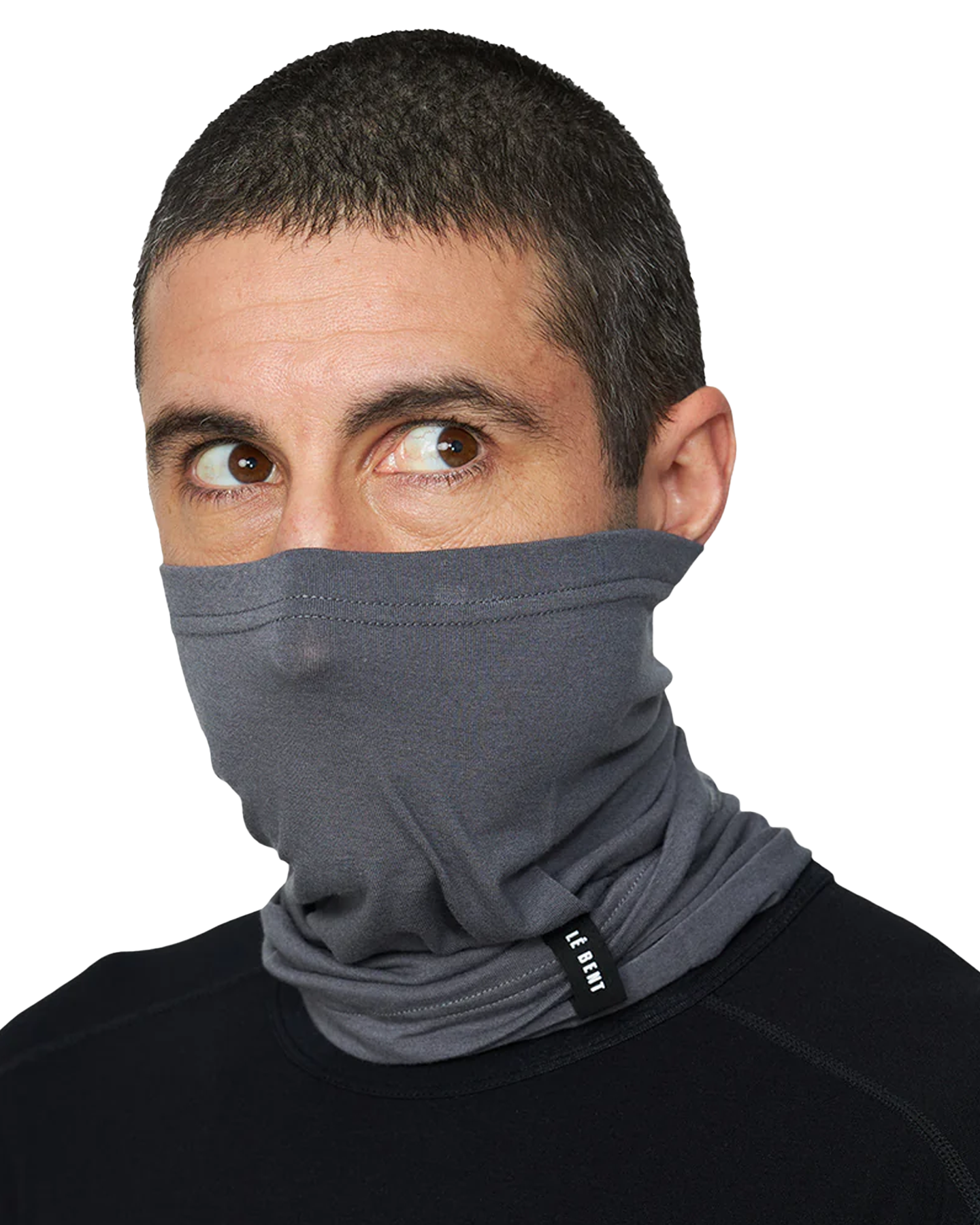 Le Bent Lightweight Neck Gaiter - Smoke Pearl Neck Warmers & Face Masks - Trojan Wake Ski Snow