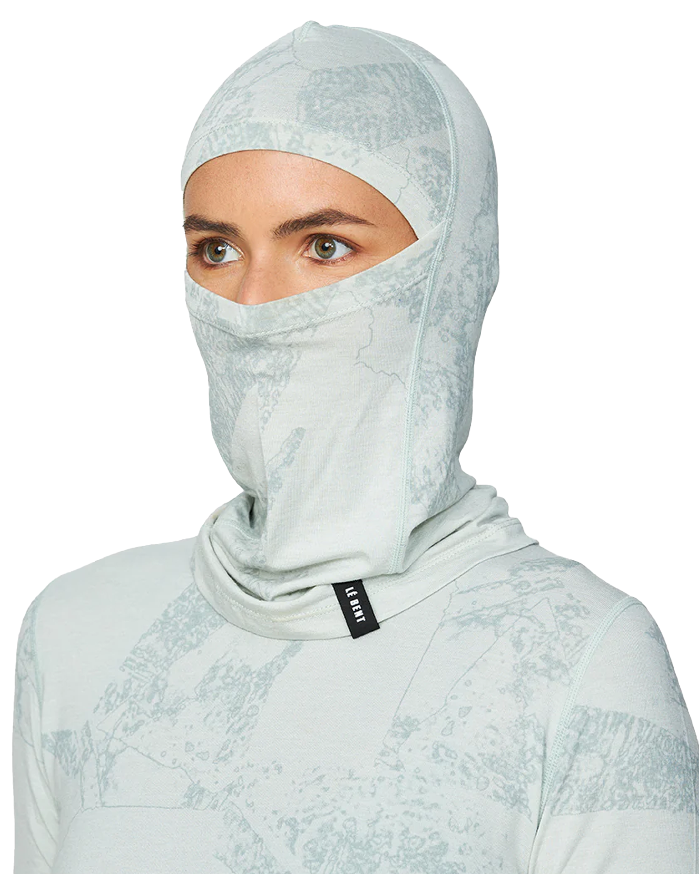 Le Bent Fractal Lightweight Balaclava Neck Warmers & Face Masks - Trojan Wake Ski Snow