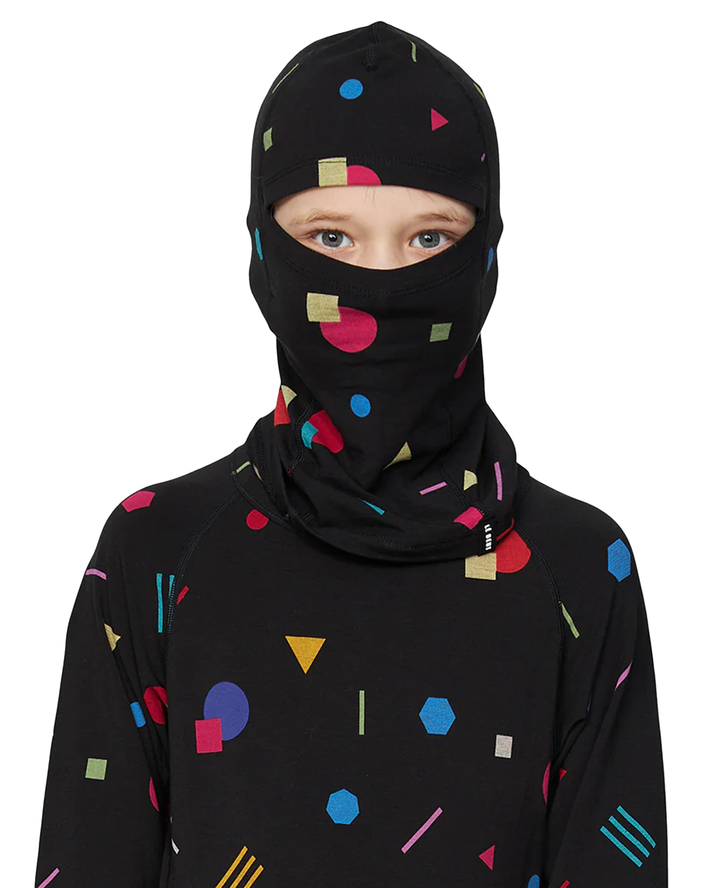 Le Bent Kids' Confetti Midweight Balaclava Neck Warmers & Face Masks - Trojan Wake Ski Snow