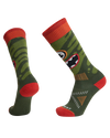 Le Bent Kids' Monster Party Light Cushion Snow Sock Socks - Trojan Wake Ski Snow