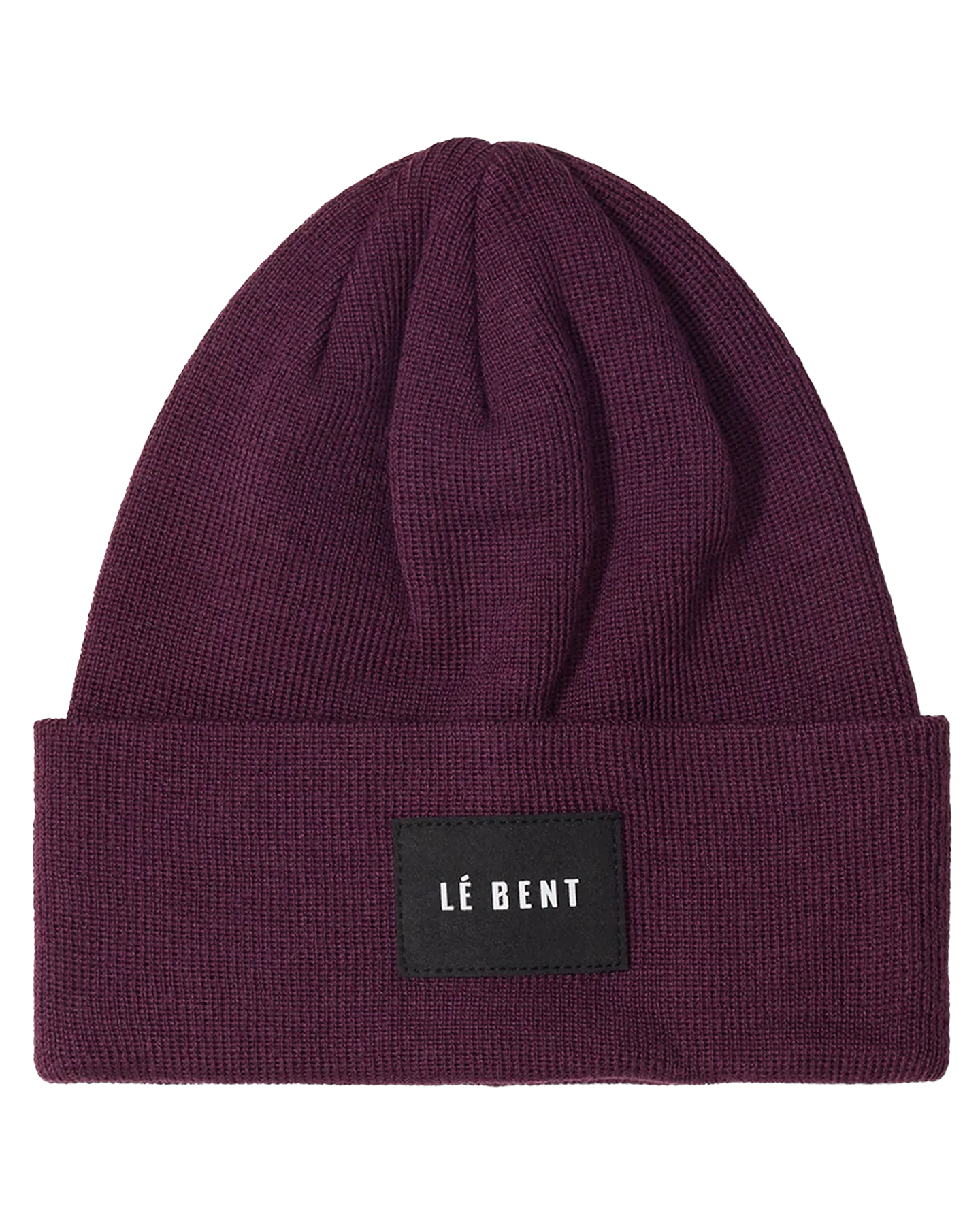 Le Bent The Staple Mid Profile Beanie - Aubergine Beanies - Trojan Wake Ski Snow