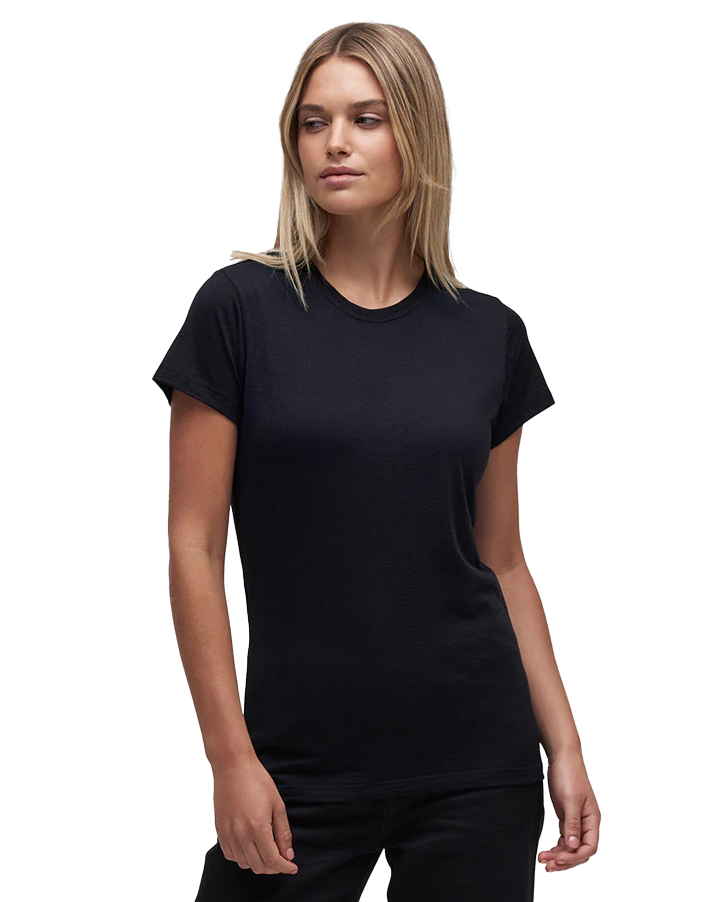 Le Bent Women's Ultralight Short Sleeve Tee - Black Shirts & Tops - Trojan Wake Ski Snow