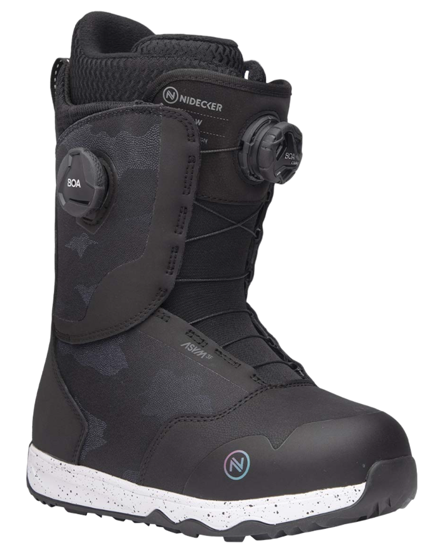 Nidecker Women's Rift Snowboard Boots - Black - 2024 Snowboard Boots - Trojan Wake Ski Snow