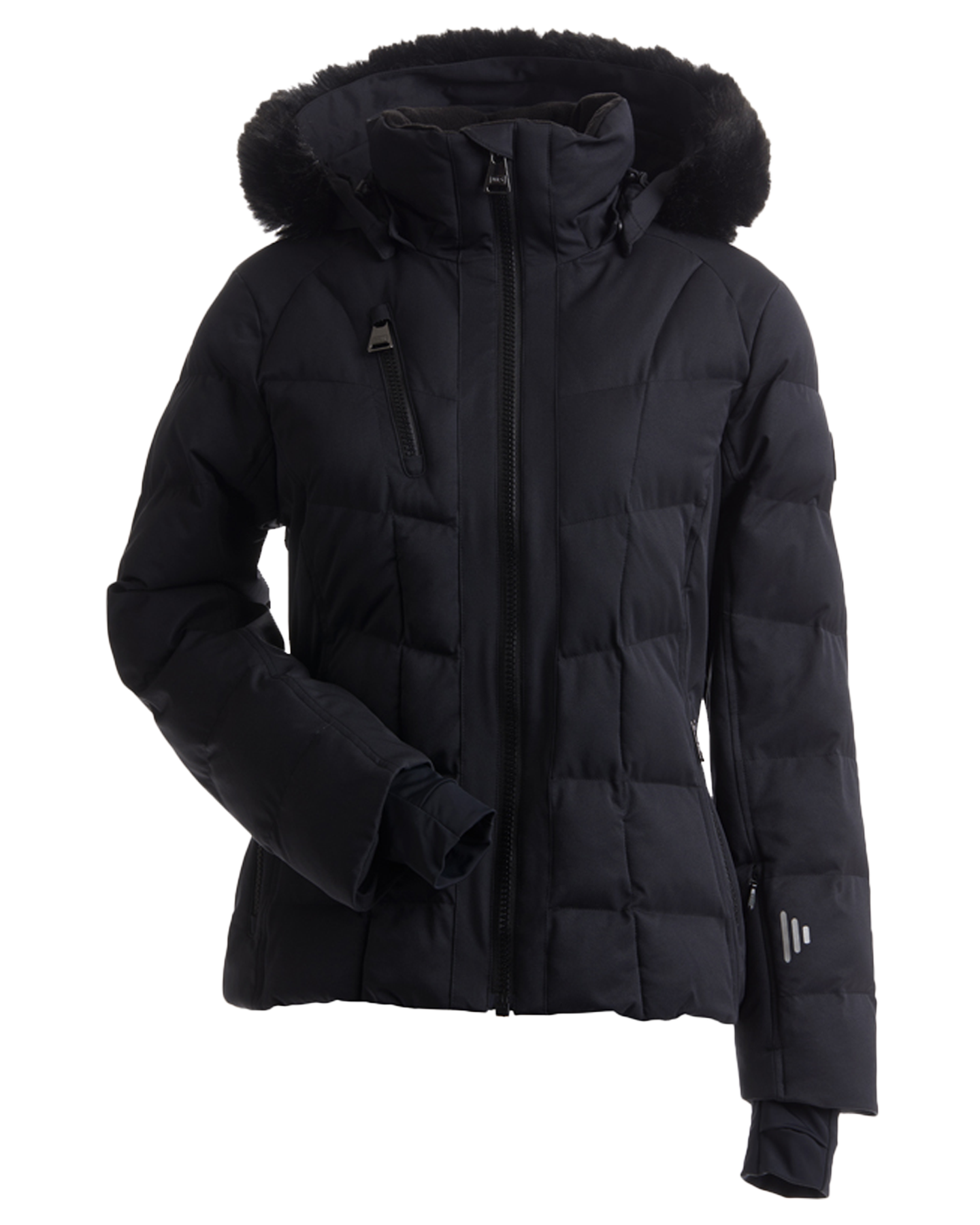 Nils Women's Megeve Faux Fur Snow Jacket Snow Jackets - Trojan Wake Ski Snow