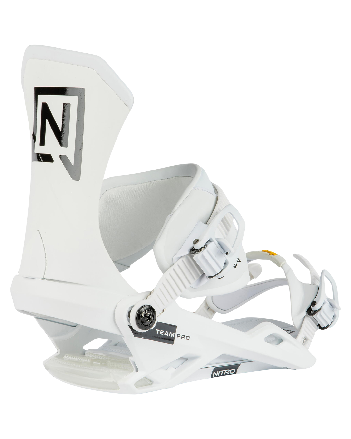 Nitro Team Pro Snowboard Bindings - Pro White - 2024 Snowboard Bindings - Trojan Wake Ski Snow