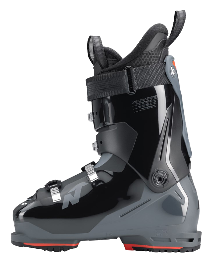 Nordica Sportmachine 3 100 (GW) Ski Boots - Black/Grey/Red - 2023 Snow Ski Boots - Trojan Wake Ski Snow